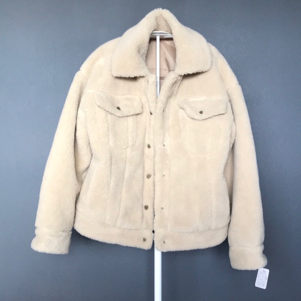 Sherpa trucker jacket